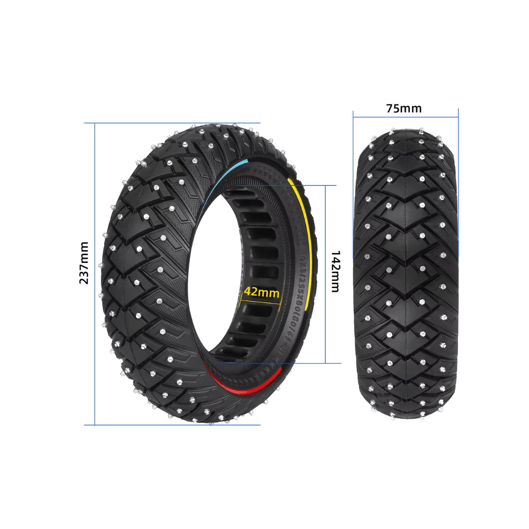 Spikereifen 10 Zoll Semi-Solid KuKirin/Vsett/Kaabo/Nanrobot/Zero - Ersatzteil - Wheelyshop