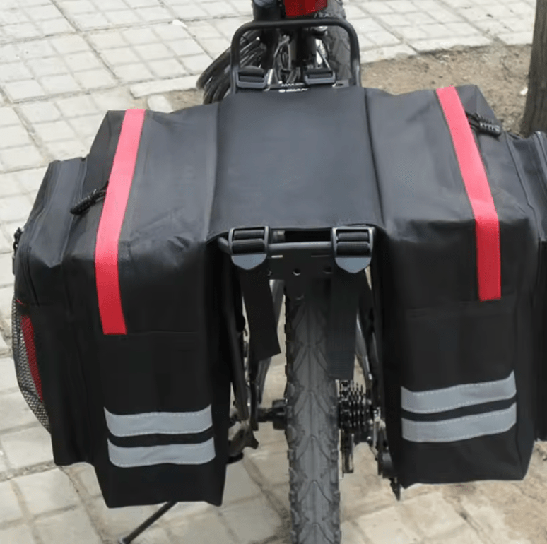 Doppelseitige Gepäckträgertasche für Fahrräder - Zubehör - Wheelyshop
