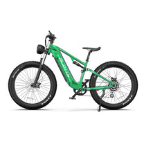 Duotts E26 Fatbike-E-Bike in der Seitenansicht in Grün