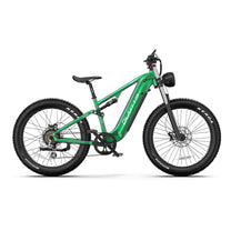 Duotts E26 Fatbike-E-Bike in der Seitenansicht in Grün