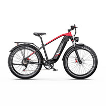 Duotts F26 Lite Fatbike-E-Bike in der Seitenansicht in Rot
