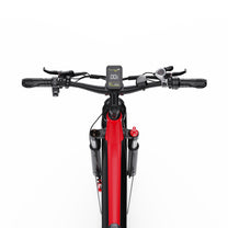 Duotts F26 Lite Fatbike-E-Bike von vorne in Rot