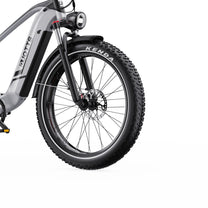 Vorderrad und Gabel des Duotts F26 Lite