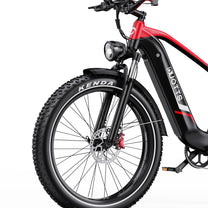 Vorderrad und Gabel des Duotts F26 Lite