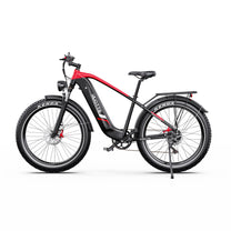 Duotts F26 Lite Fatbike-E-Bike in der Seitenansicht in Rot