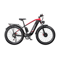 Duotts F26 Fatbike-E-Bike in der Seitenansicht in Rot