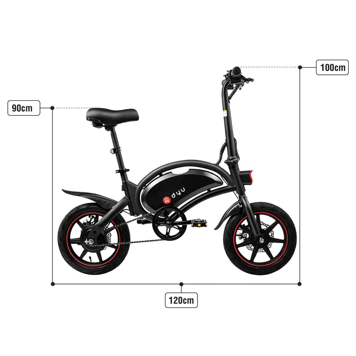 DYU D3F - E-Bike - Wheelyshop