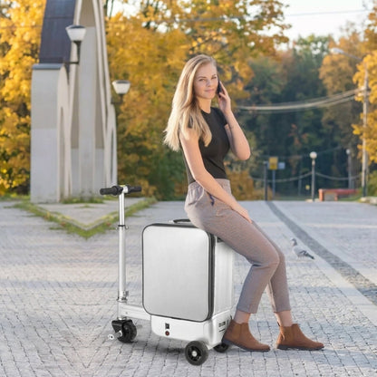 Elektrischer fahrbarer Koffer – AeroDrive Edition - Fahrbarer Koffer - Wheelyshop