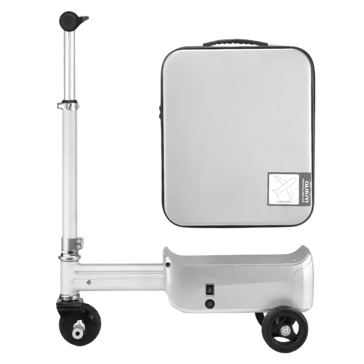 Elektrischer fahrbarer Koffer – AeroDrive Edition - Fahrbarer Koffer - Wheelyshop