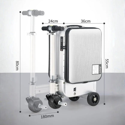Elektrischer fahrbarer Koffer – AeroDrive Edition - Fahrbarer Koffer - Wheelyshop
