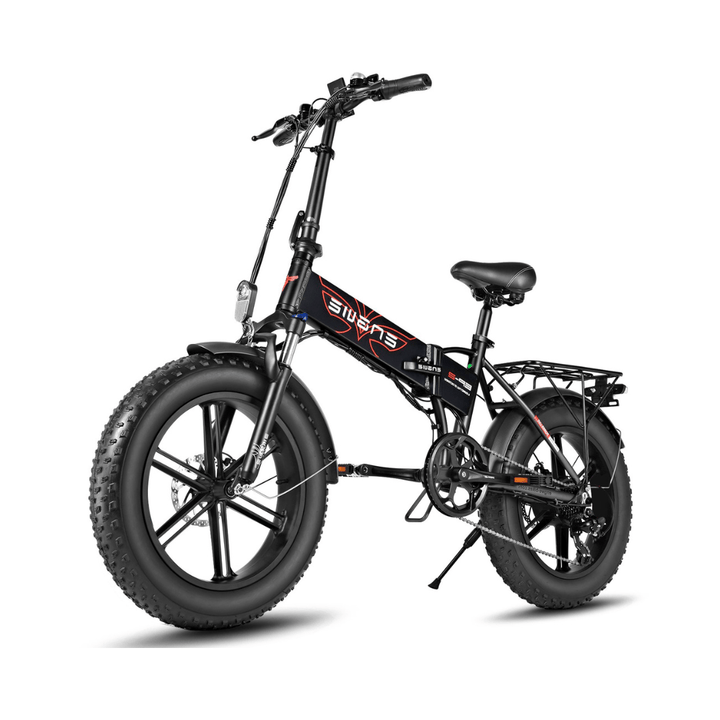 ENGWE EP-2 Pro faltbares Fatbike-E-Bike in Braun, schräg von vorne