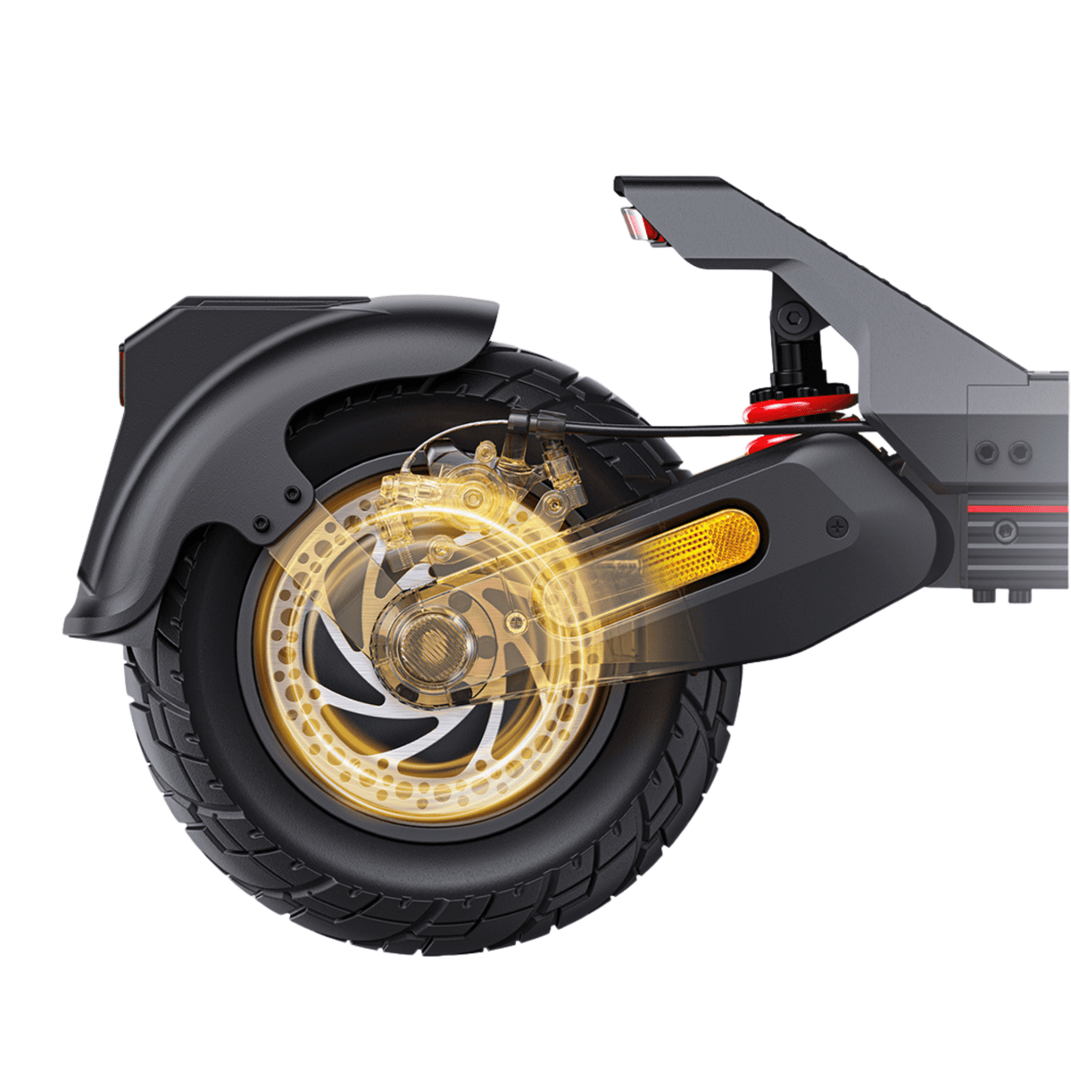 Hinterrad des ENGWE Y700