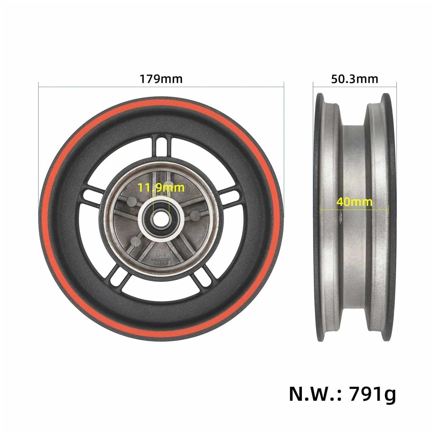 Vordere Felge Xiaomi 5 Max - Ersatzteil - Wheelyshop