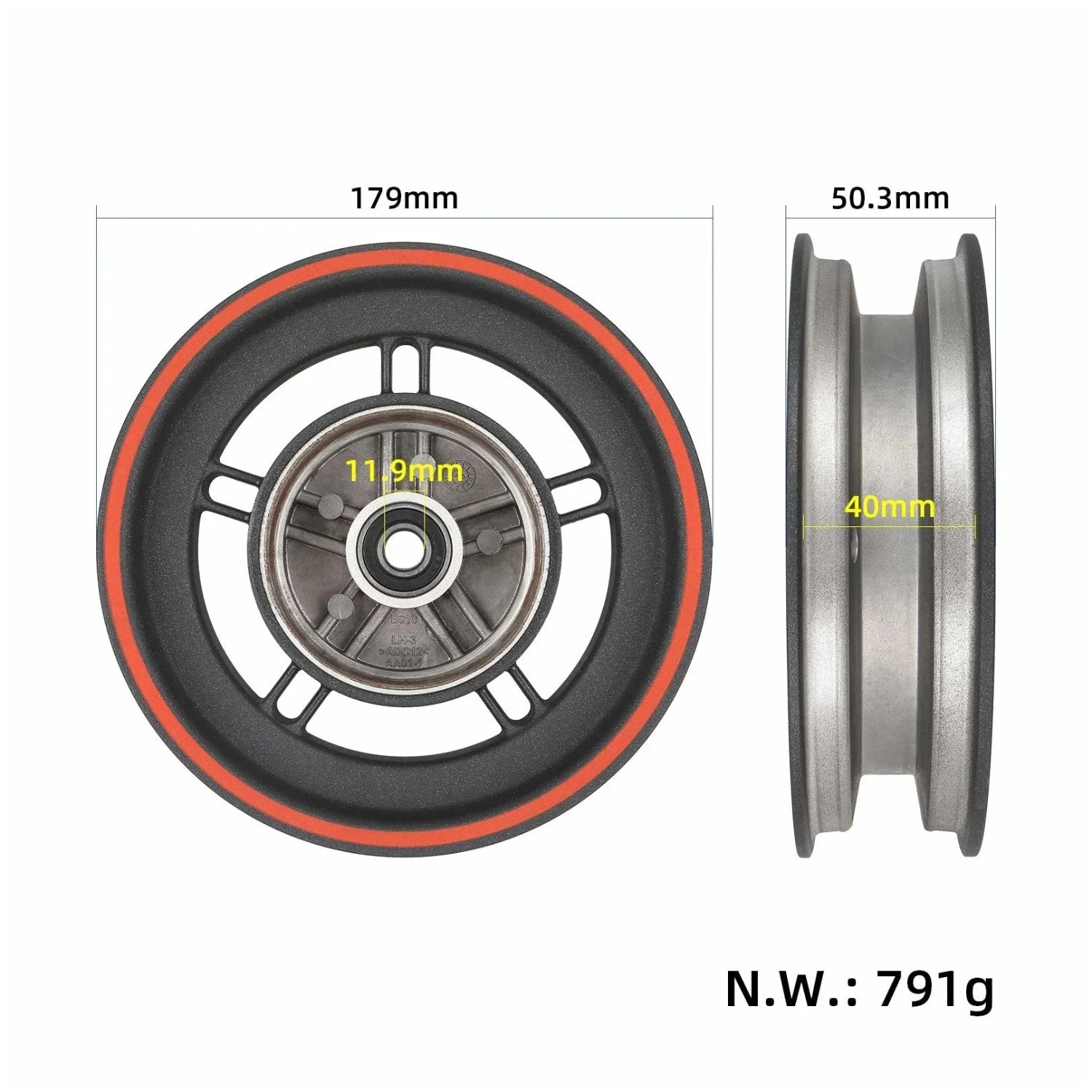 Vordere Felge Xiaomi 5 Max - Ersatzteil - Wheelyshop