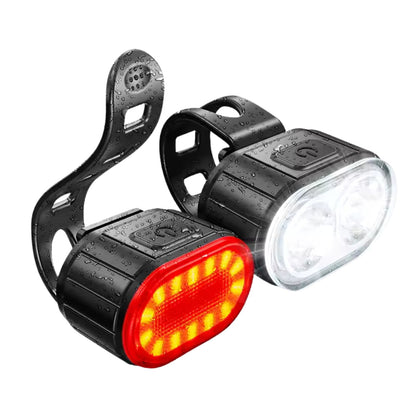 Front- & Rücklicht-Set Fahrrad - Zubehör - Wheelyshop