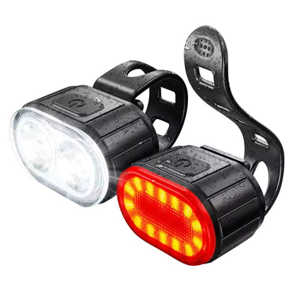 Front- & Rücklicht-Set Fahrrad - Zubehör - Wheelyshop