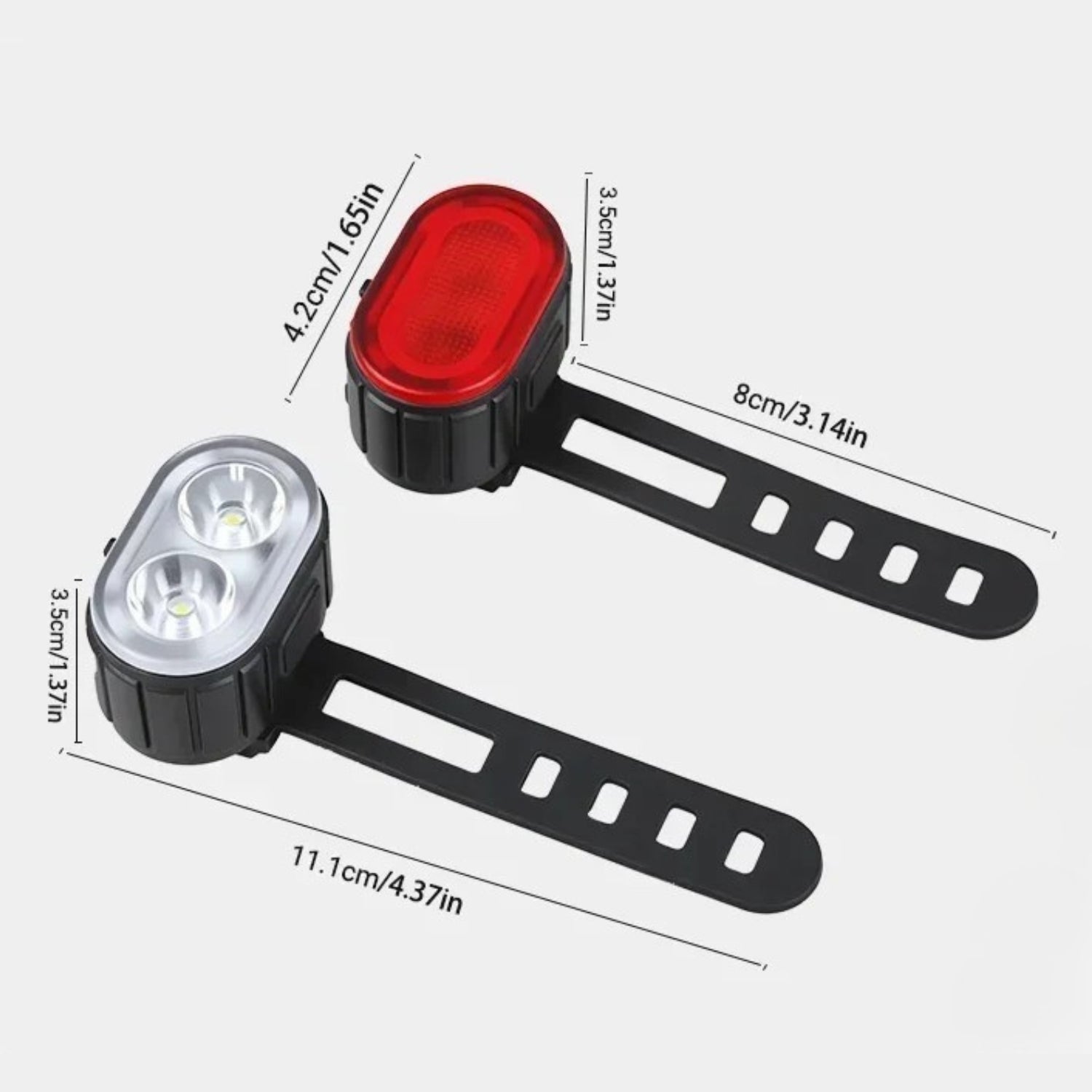 Front- & Rücklicht-Set Fahrrad - Zubehör - Wheelyshop