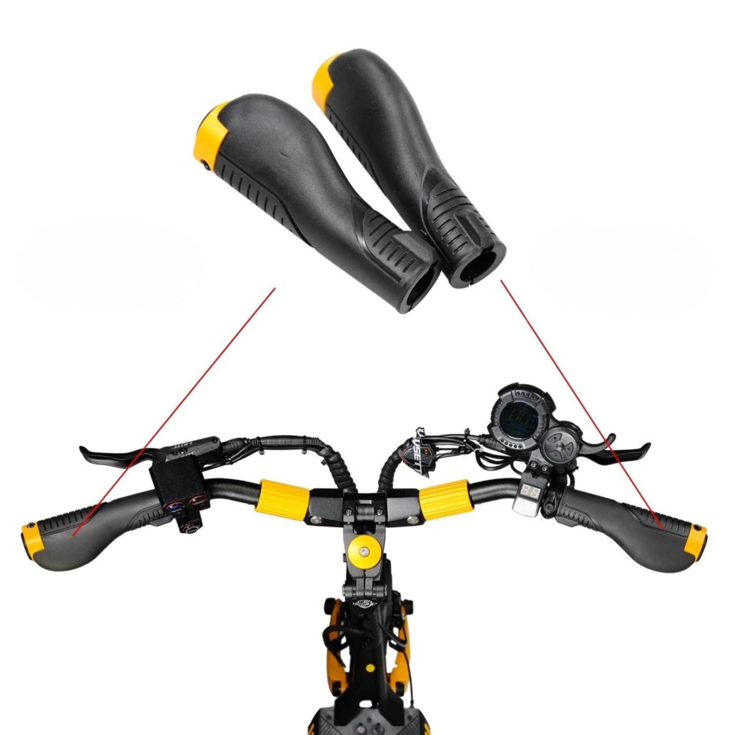 Gummigriffe mit Blinker VSETT 10+ - Ersatzteil - Wheelyshop
