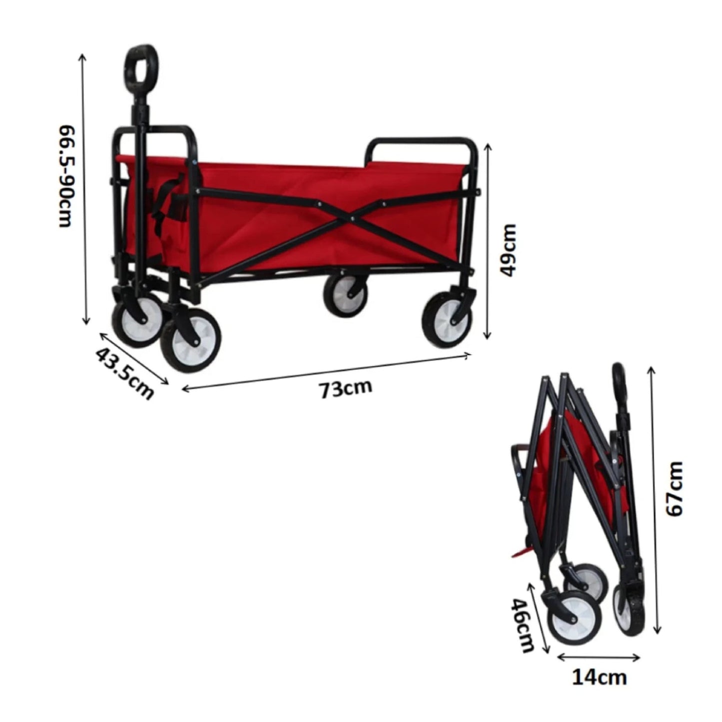 Hopfällbar transportvagn – Cargo Wagon Pro - Tillbehör - Wheelyshop