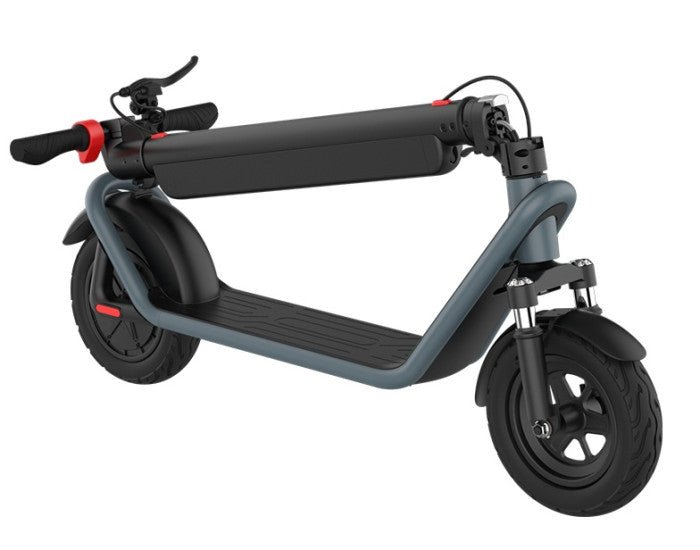 HX X11 E-Scooter zusammengeklappt von der anderen Seite