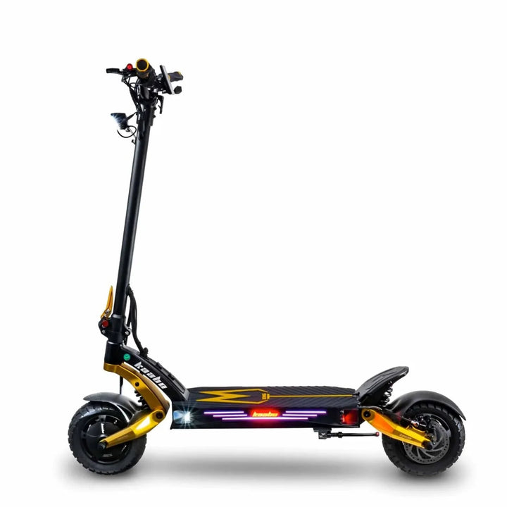 KAABO MANTIS KING GT E-Scooter schräg von vorne in Gold
