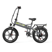 KOOLUX RK10 faltbares Fatbike-E-Bike schräg von vorne