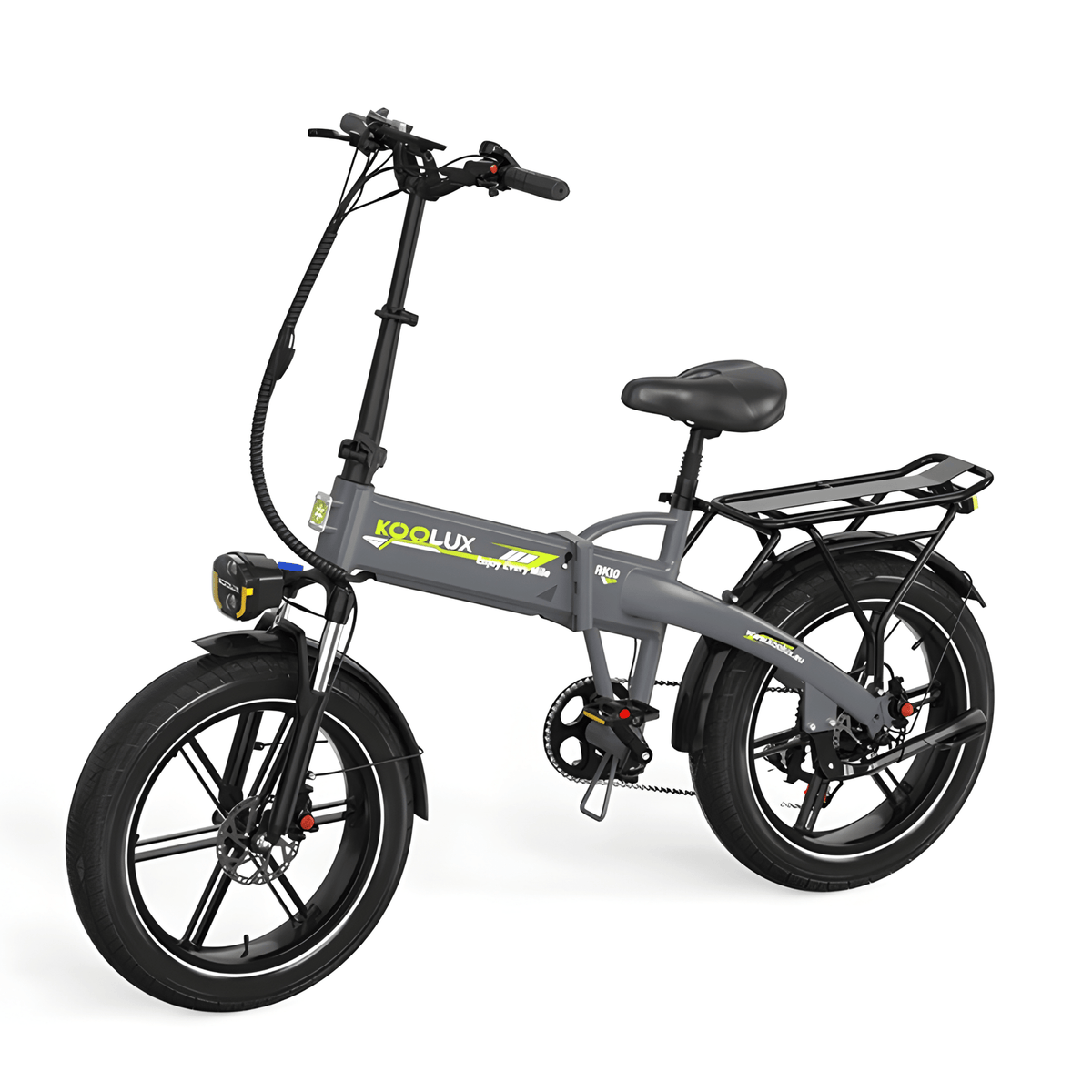 KOOLUX RK10 faltbares Fatbike-E-Bike in der Seitenansicht