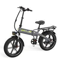 KOOLUX RK10 faltbares Fatbike-E-Bike in der Seitenansicht