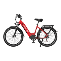 KOOLUX X2 E-Bike in der Seitenansicht in Rot