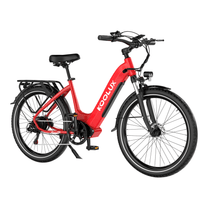 KOOLUX X2 E-Bike schräg von hinten in Rot
