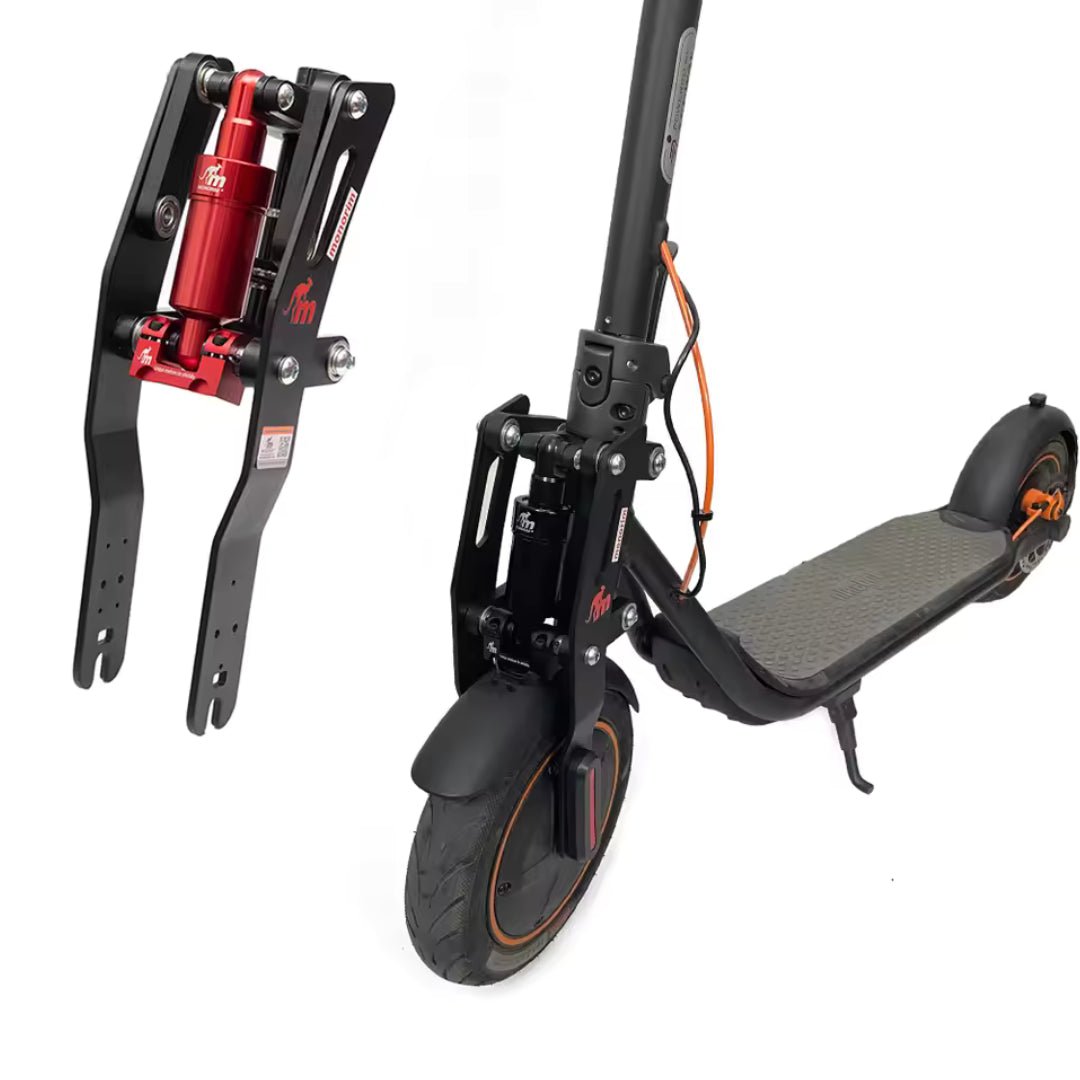 Vorderes Stoßdämpfer-Kit Monorim für Ninebot F20/F25/F30/F40 am E-Scooter montiert