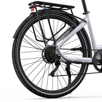 Hinterrad des OneSport OT05 Pro in Weiß