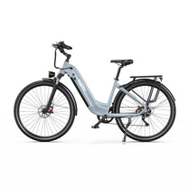 OneSport OT05 Pro E-Bike in der Seitenansicht in Hellblau