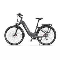 OneSport OT05 Pro E-Bike in der Seitenansicht in Schwarz