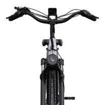 Lenker des OneSport OT05 Pro mit Display und Bedienelementen in Weiß