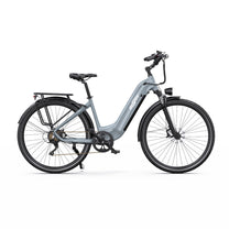 OneSport OT05 Pro E-Bike in der Seitenansicht von der anderen Seite in Hellblau