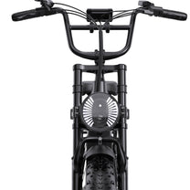 OneSport OT08 Pro Fatbike-E-Bike von vorne in Grau