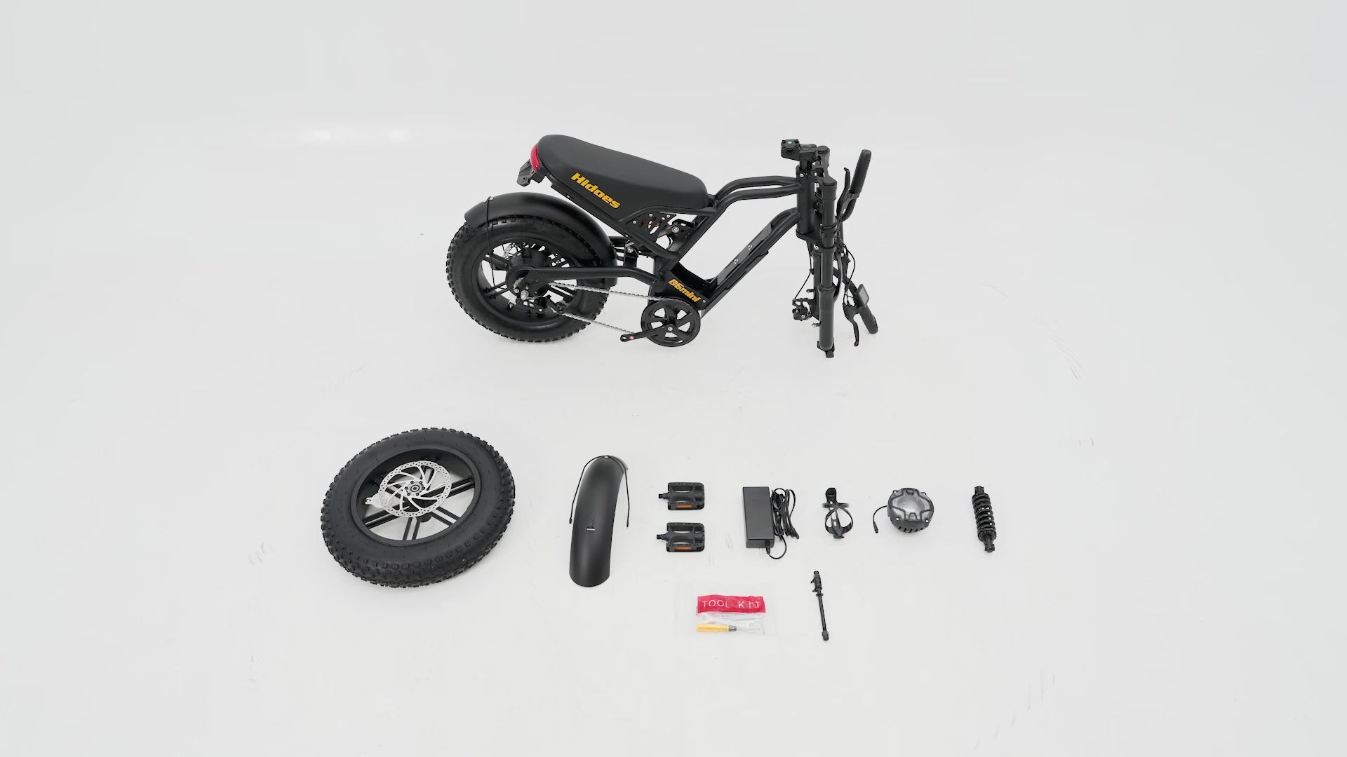Install the Hidoes B6mini 2026 New Fat Tire Teenager Electric Bike