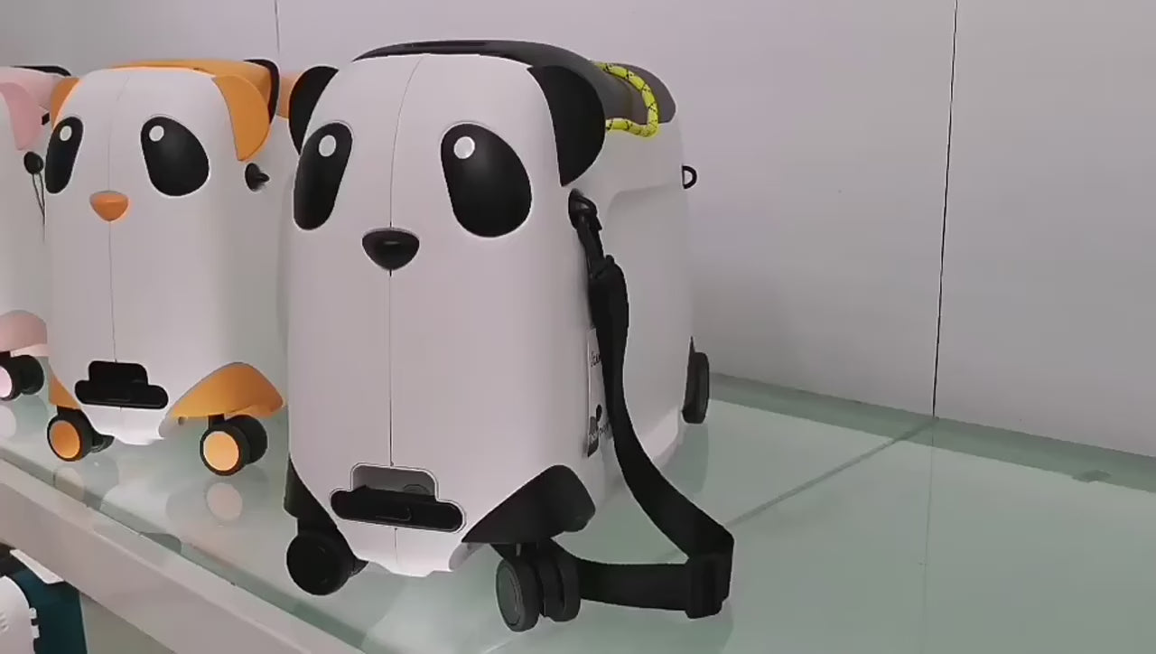 Åkbar resväska för barn – Panda Edition