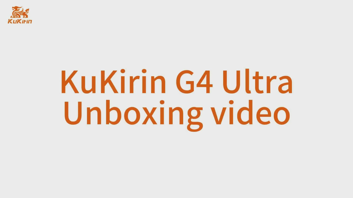 KuKirin G4 Ultra Unboxing Video