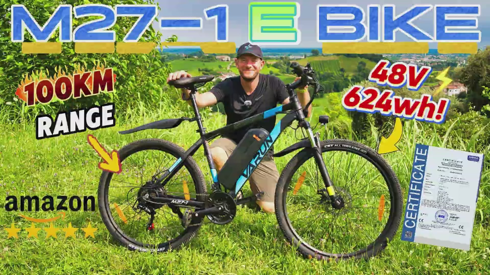 VARUN M27‑1 Pro Elcykel Reklamvideo - Wheelyshop.se