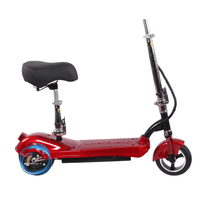 SEEDREAM M5 E-Scooter in der Seitenansicht von der anderen Seite in Rot