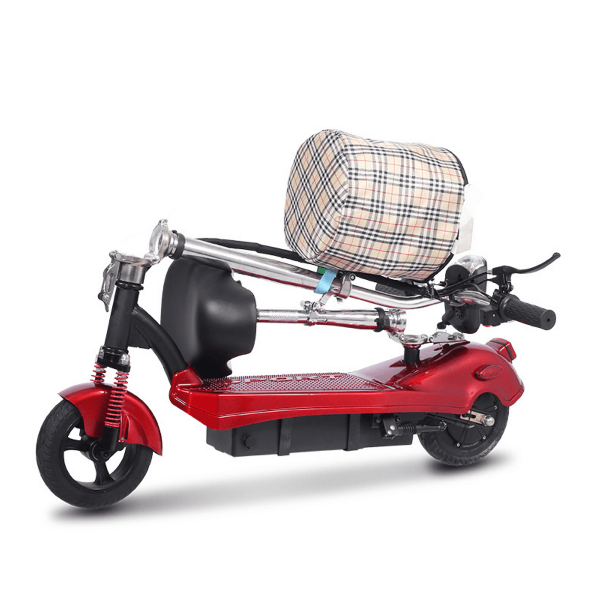 SEEDREAM M5 E-Scooter zusammengeklappt in Rot