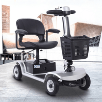 SEEDREAM S-02 Elektromobil schräg von vorne in Silber
