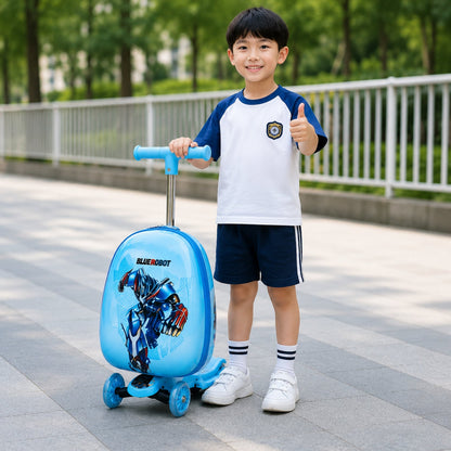 Smarter Kinderroller mit Reisekoffer - Fahrbarer Koffer - Wheelyshop