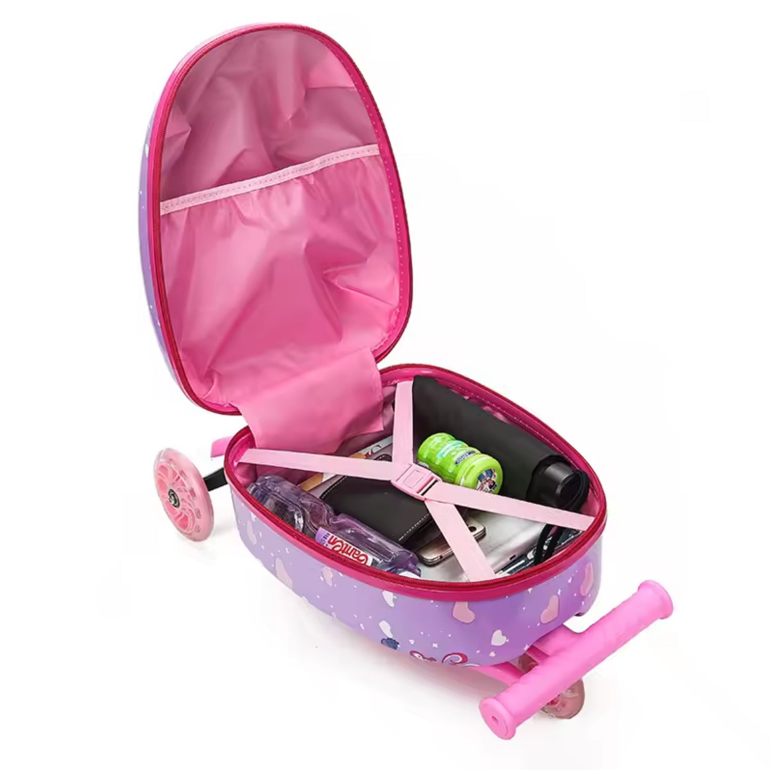 Smarter Kinderroller mit Reisekoffer - Fahrbarer Koffer - Wheelyshop