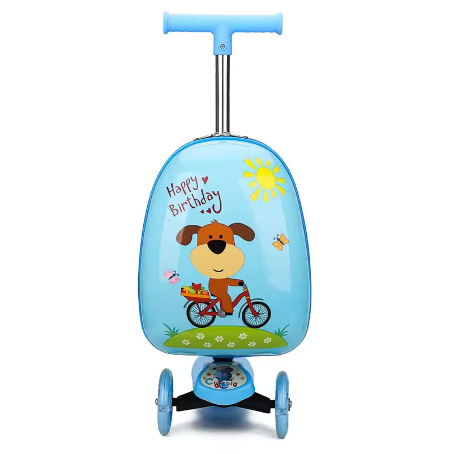 Smarter Kinderroller mit Reisekoffer - Fahrbarer Koffer - Wheelyshop