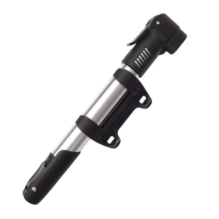 Smarte Fahrradpumpe mit Halterung