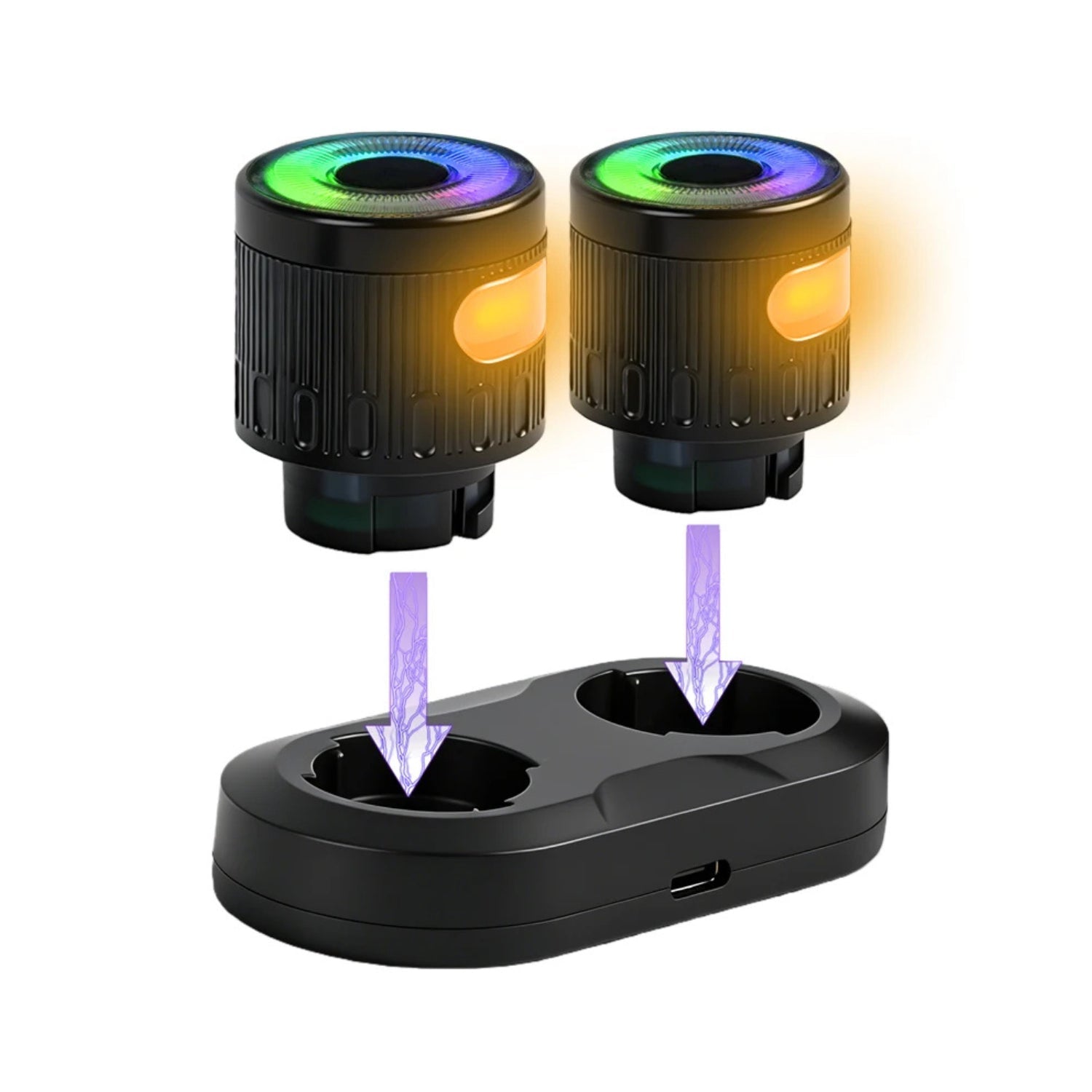 Smarte Gummigriffe mit Blinkern Plus - Zubehör - Wheelyshop