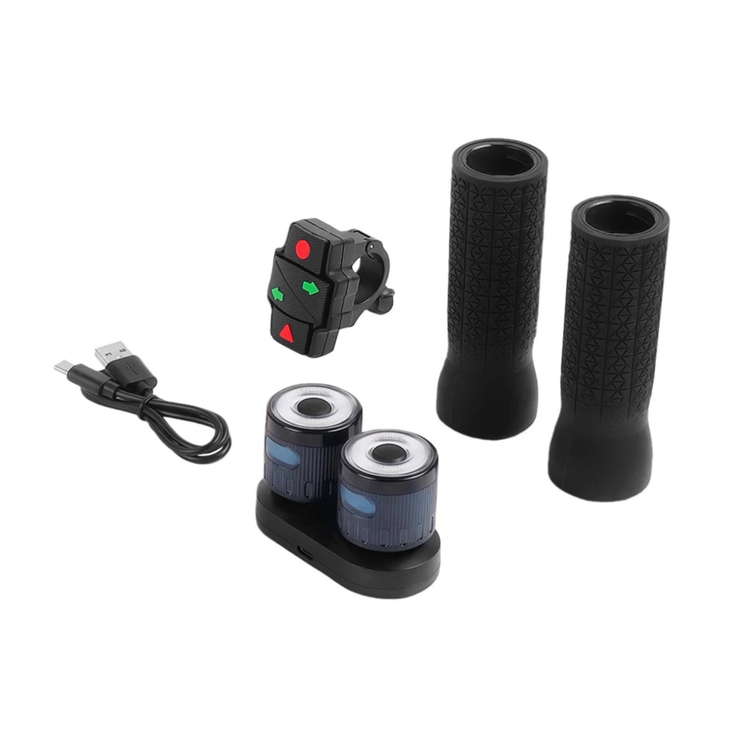 Smarte Gummigriffe mit Blinkern Plus - Zubehör - Wheelyshop